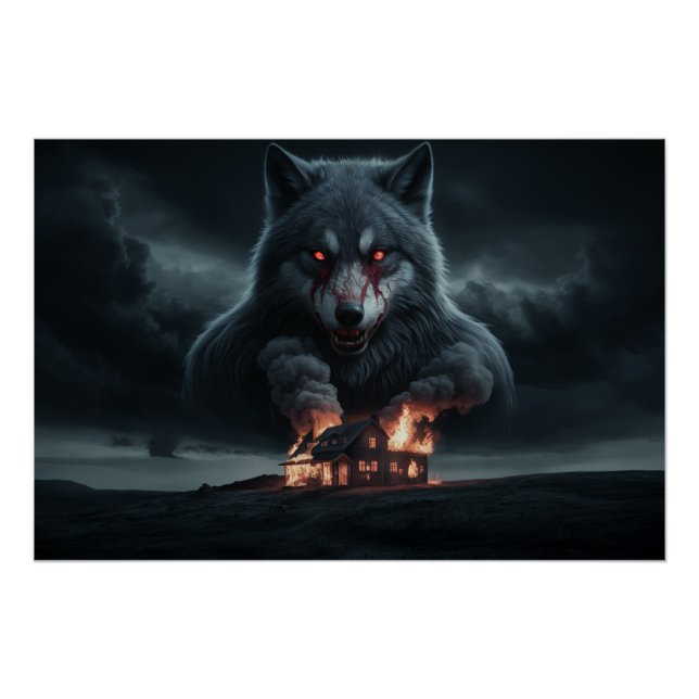 Poster Loup Feu (Front)