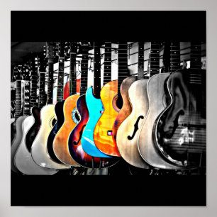 Poster-Love the Arts-Guitars 2 Poster