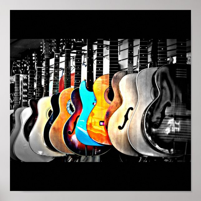 Poster-Love the Arts Guitars 2 Poster (Front)