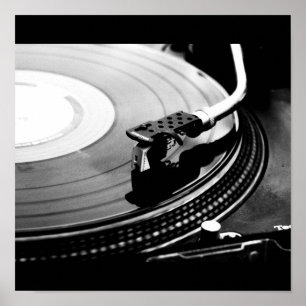 Poster-Love the Arts-Record Player Poster