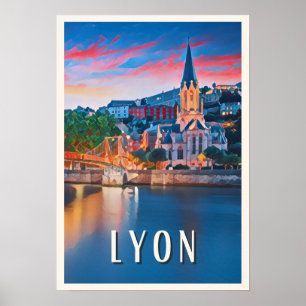 Poster Lyon Photo Vintage