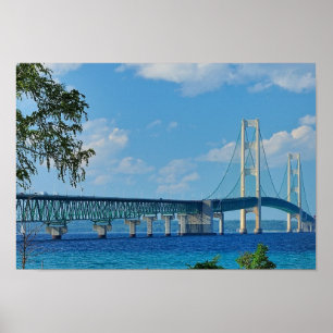 Poster Mackinac Bridge