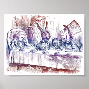 Poster: Mad Hatter Tea Party Poster