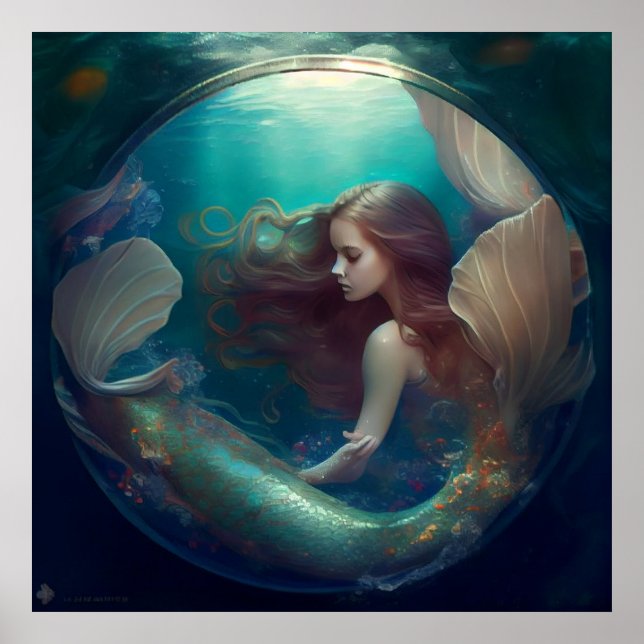 Poster mermaid (Front)