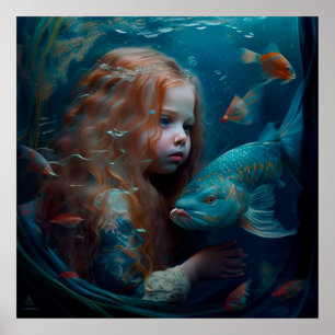 Poster mermaid