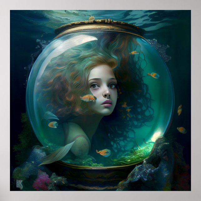 Poster mermaid (Front)