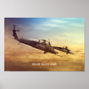 Poster MH-60K Black hawk
