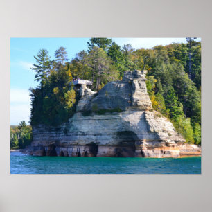 Poster/Miners Castle Upper Peninsula Michigan Poster