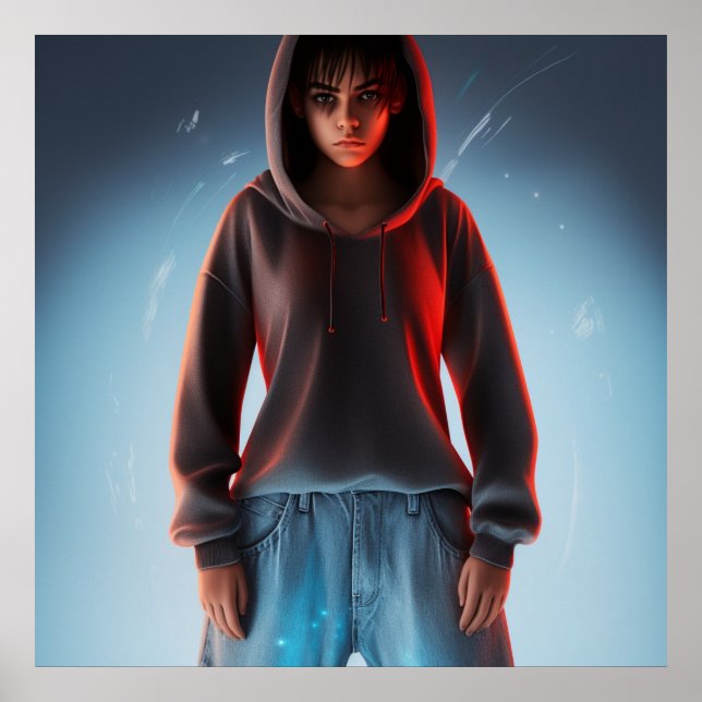 Poster Mode Jeans (Front)