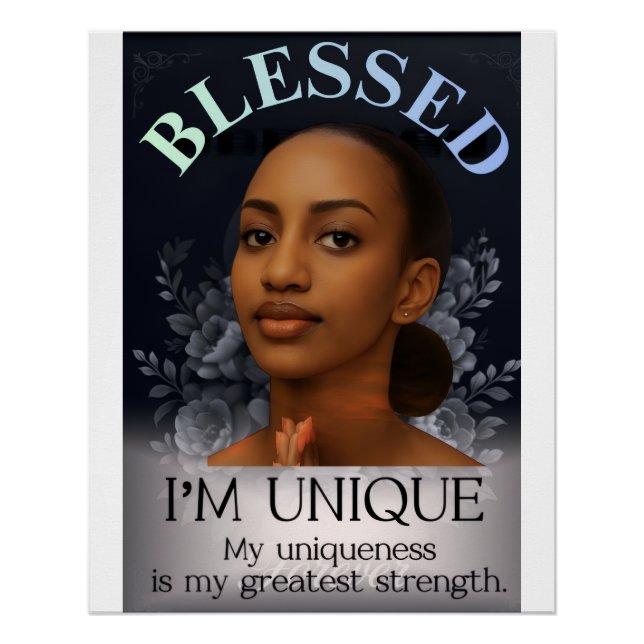 Poster mural Unique  (Front)