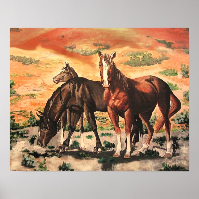 Poster - Mustang Family (Front)