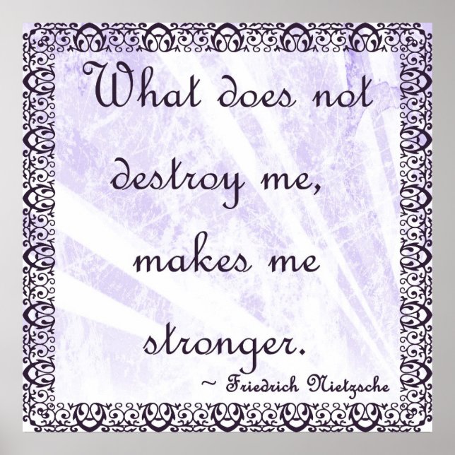 Poster - Nietzsche (Front)