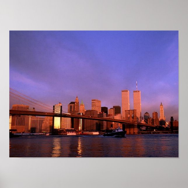 POSTER NYC~ World Trade Centre ~ Twin Towers (Front)