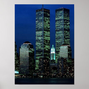 POSTER NYC~ World Trade Centre ~ Twin Towers