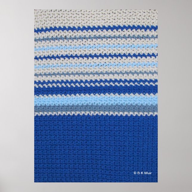 Poster - Ocean Horizon in Crochet (Front)
