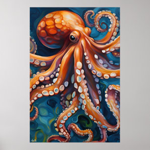 Poster Octopus Art