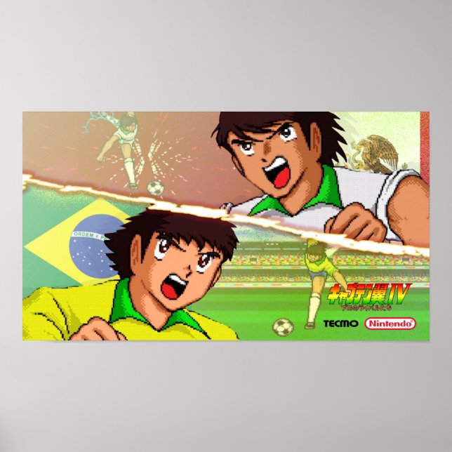 Poster of CAPITAN TSUBASA 4 SNES (Front)