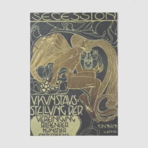 Poster of Five Art Exhibition by Koloman Moser Tissue Paper