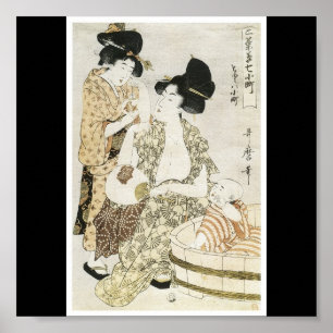 Poster of Japanese painting c. early 1800's
