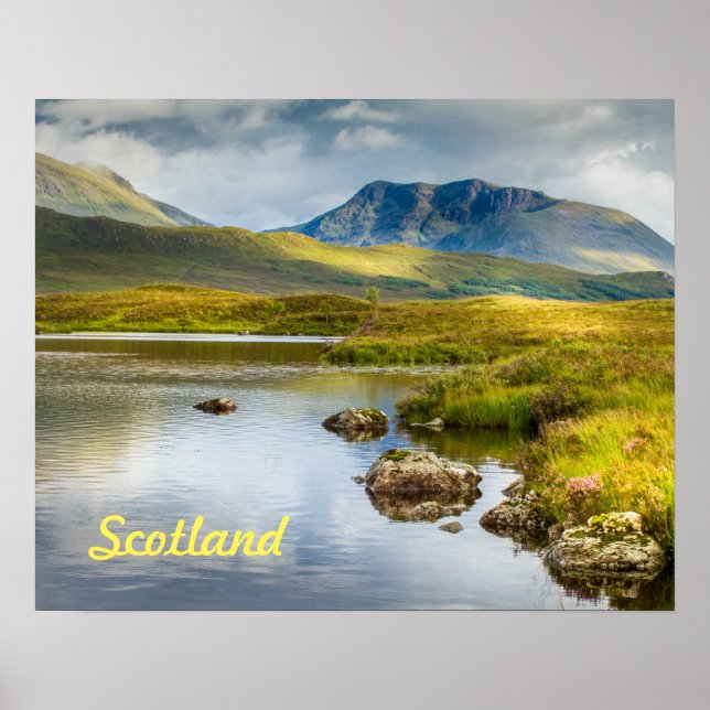 Poster of Scottish Highlands in Scotland. (Front)
