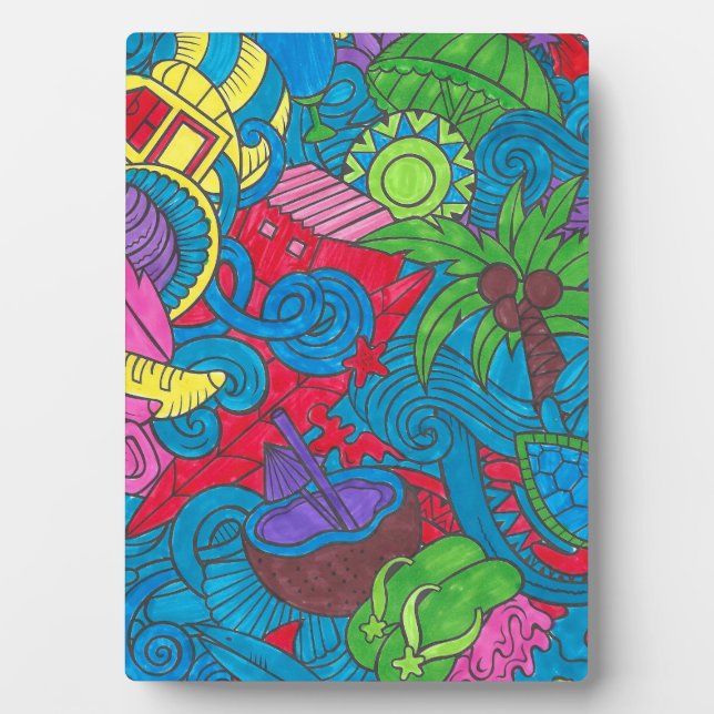 poster on drawings end in March Plaque (Front)