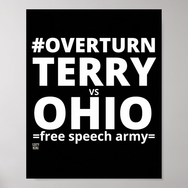 poster "OVERTURN T vs O" (Front)