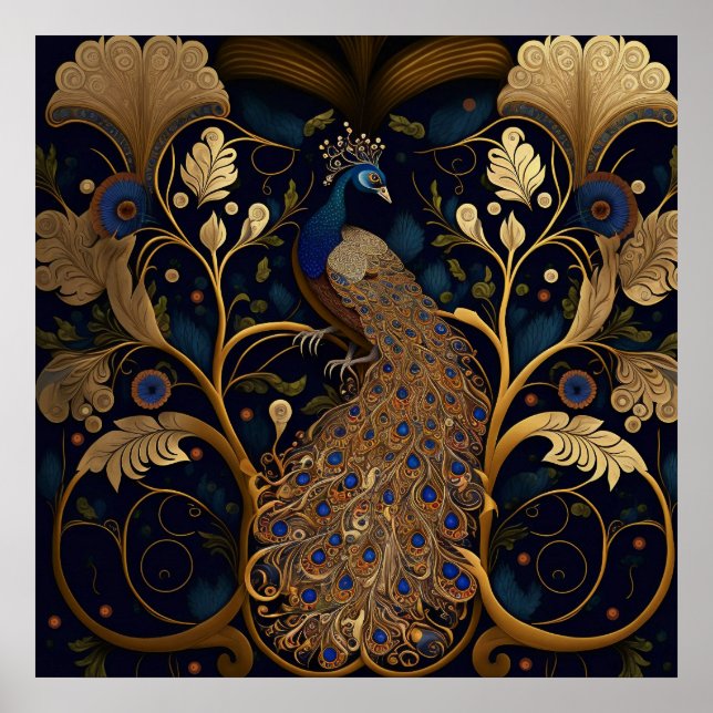 Poster Peacock (Front)