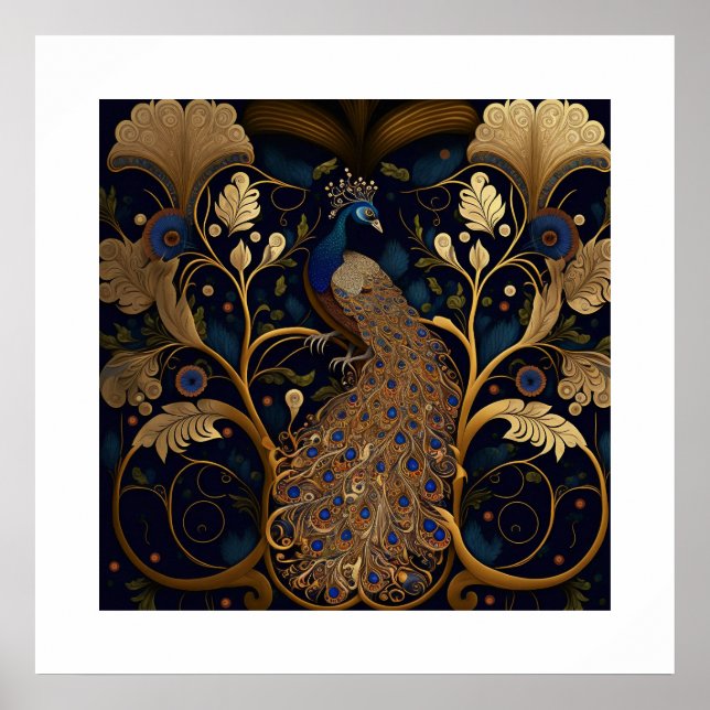 Poster Peacock (Front)