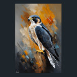Poster | Peregrine Falcon | Painting Style<br><div class="desc">An artistic HD poster depicting a Peregrine Falcon specimen</div>