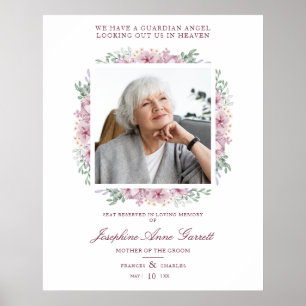 Póster Photo Remembrance Wedding Dear Ones Pink Sh Poster