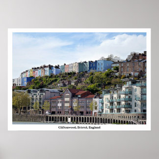 Poster Photograph of Cliftonwood, Bristol, 28"x20"