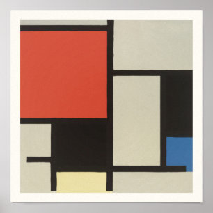 POSTER : PIET MONDRIAN : COMPOSITION 1921