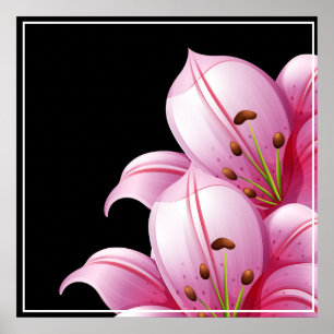Poster-Pink Lillie's Poster