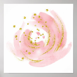 Poster Pink Rose Bud