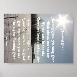 Poster Poem Morning Star By Ladee Basset