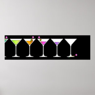 Poster, Print, Art - MARTINIS: Going, Going, GONE Poster