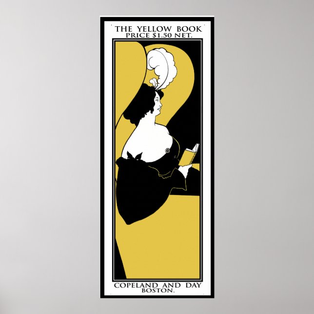 Poster Print: Aubrey Beardsley "The Yellow Book" (Front)