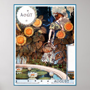 Poster/Print: August/ Auot Poster