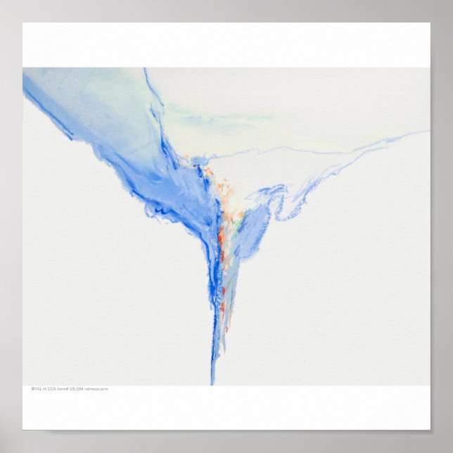 Poster/Print: "Blue Forms" Poster (Front)