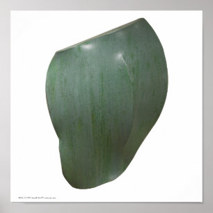 Poster/Print: "Celadon Undulate" Poster