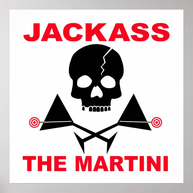 Poster, Print - JACKASS, The Martini (Front)