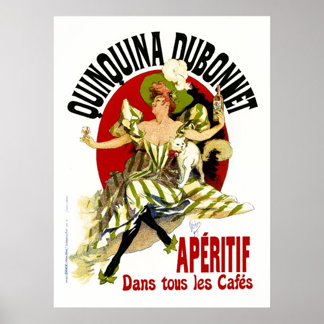 Poster/Print: Quinquina Dubonnet  - Jules Cheret Poster (Front)