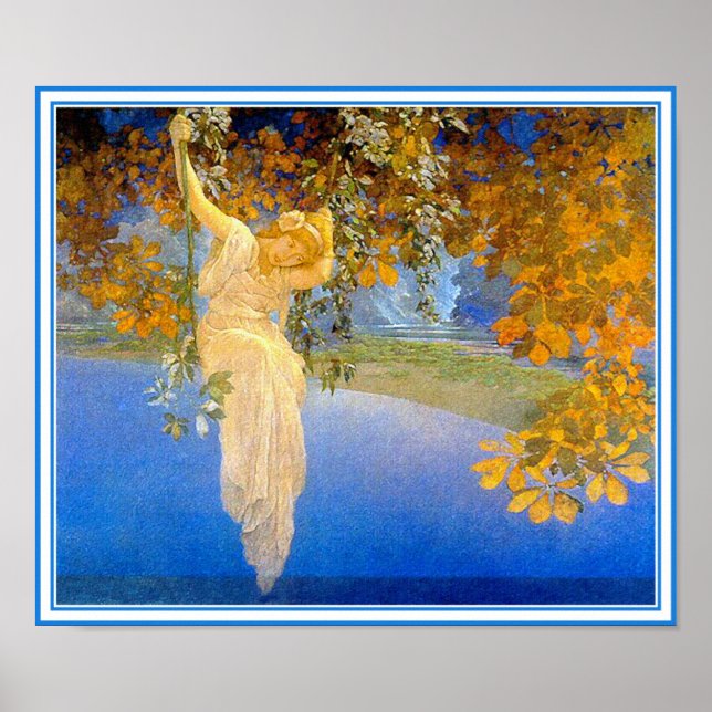 Poster/Print: Reveries - by Maxfield Parrish Poster (Front)