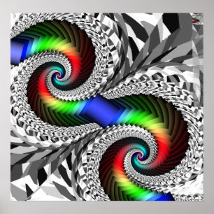 Poster/Print: Spectrum Spiral Poster