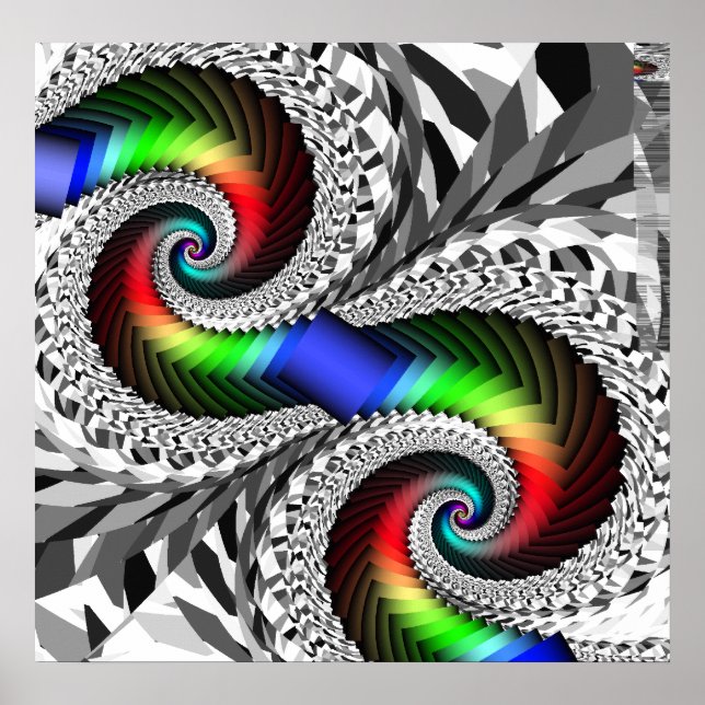 Poster/Print: Spectrum Spiral Poster (Front)