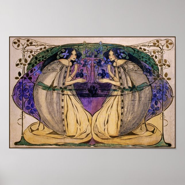 Poster Print: Spring by Frances Macdonald (Front)