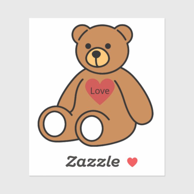 Poster / Print "Tender Teddy Bear" (Sheet)