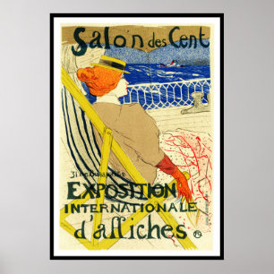 Poster Print: Toulouse Lautrec  - Salon des Cent