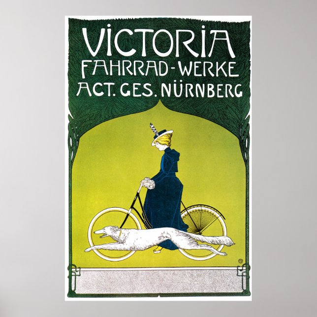 Poster Print: Victoria Bicycles (Front)