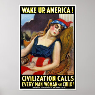 Poster/Print: Wake Up America Poster